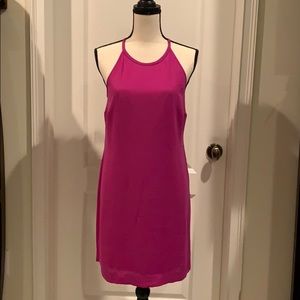 Banana Republic Fuchsia Midi Dress